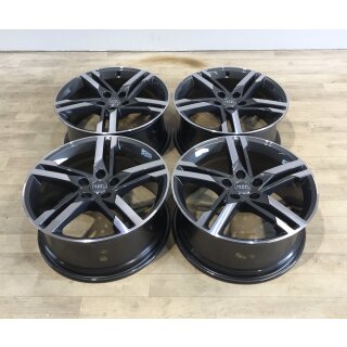 4 x Original Audi A4 S4 B9 Felgen 8W0601025M 8x18 Zoll ET40 Alufelgen 18Zoll bicolor