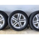 4x Original Audi A4 B9 8W Winterräder 8W0601025P 7x17 Zoll Alufelgen Continental