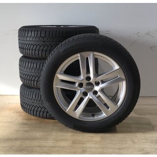 4 x Original Audi A4 B9 8W Winterräder 8W0601025P 7x17 Zoll Alufelgen 17Zoll
