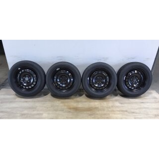 4 x Winterräder Audi A1 GB 2Q0601027 Stahlfelgen 185/65 15Zoll Winterreifen