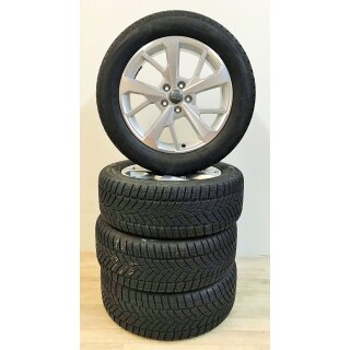 4x Original Audi Q3 F3 18 Zoll Winterräder 83A601025J 7x18 ET43 Winterreifen 235/55 R18 104H 8mm