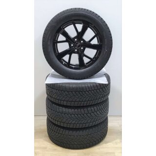 4x Original Audi Q3 F3 18 Zoll Winterräder 83A601025J 7x18 ET43 Winterreifen 235/55 R18 104H schwarz 8mm