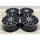4x Mercedes EQS AMG 9,5x21 Zoll ET41,5 Felgen A2974011400...
